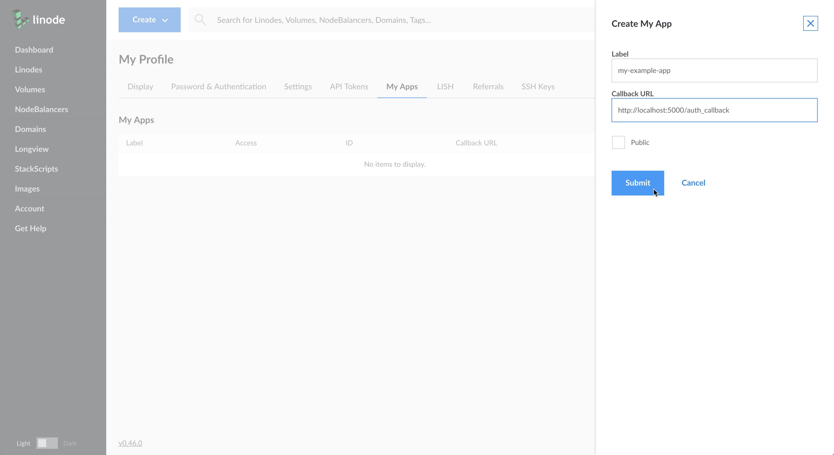 OAuth Account Profile OAuth Account Profile