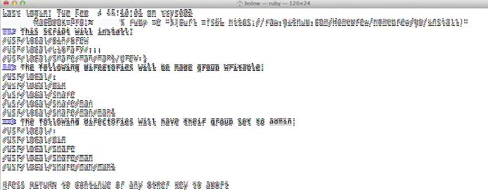 Enter the install command. Enter the install command.
