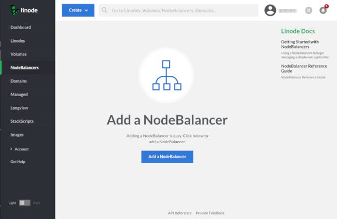 NodeBalancer page in Linode Cloud Manager NodeBalancer page in Linode Cloud Manager