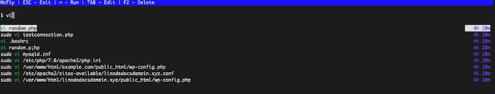 Adding text to refine a McFly search