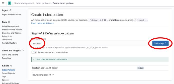 Kibana 7 Create Logstash Index Kibana 7 Create Logstash Index
