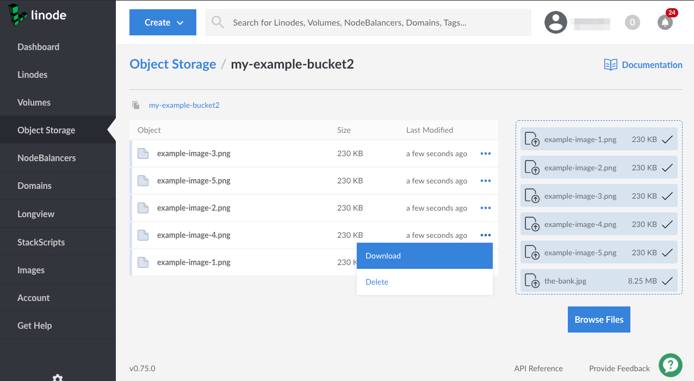 Download a bucket&rsquo;s object